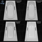 Toto Bathtub :Fby1530 Npnhp,fby1720 Np,pay1550 Php,payk1750 Zlrhpe