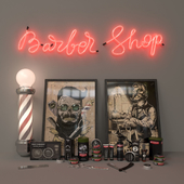 Barber shop set