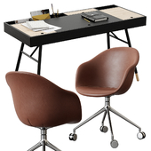 BoConcept / Cupertino Table + Adelaide Chair