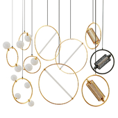 Collection of suspended Lampatron;Edizioni Design
