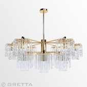 Gretta 12-LIGHT Sputnik modern-linear-chandelier