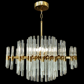 Glass chandelier (gold) 62GDM-810021-800 from Garda Decor