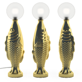 Gold Fish Table Lamp