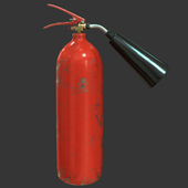 Fire Extinguisher (Low Poly PBR)