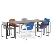 ARCO Frame chair and Slim table