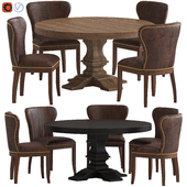 Coco Republic Irving Table and Richmond Chair
