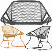 Fermob Outdoor Furniture Sixties Rattan Chair