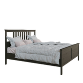 Ikea Hemnes bed black 2