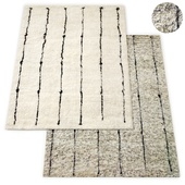 Corsivo Hand-Knotted Wool Rug RH Collection