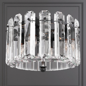 Restoration Hardware BONNINGTON SMALL FLUSH MOUNT Black