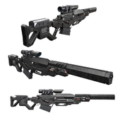 Sci-Fi Sniper Rifle