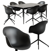 BoConcept / Torino Table + Adelaide Chair