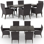 Cadence arm chair and dining table