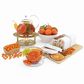 Fruit tea & tangerines
