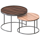 Журнальный столик - Walker Edison - Round Coffee Nesting Tables
