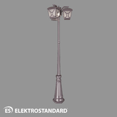 ОМ Уличный трехрожковый светильник на столбе Elektrostandard GL 1022F/3 Columba