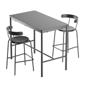 Bar stool Yngvar Ikea and table Tommarud