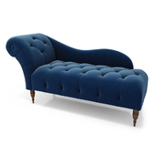 One Kings Lane Frances Tufted Chaise