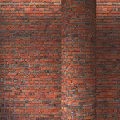 Brick red masonry