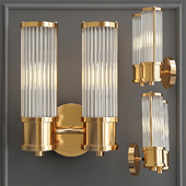 Wall lamp Claridges Dual Brass