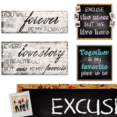 Wooden Text Picture | Family