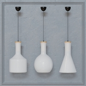 Labware series chandelier