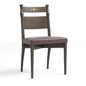 Neely Dining Chair Graphite Leather