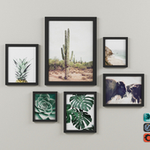 Contemporary Southwest Photography Framed Gallery Wall Set-009