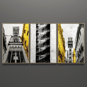 Set of triptych paintings 152