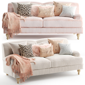Rose Fabric Sofa 2 seater
