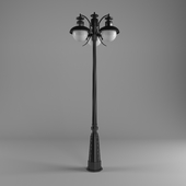 3D model of a street lamp