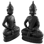 Buddha Sit On Lotus Statue