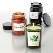 Set of 3 Scented Candles