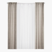 Straight curtain