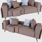 fabric modern sofa