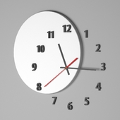 Wall clock OUT OF TIME
