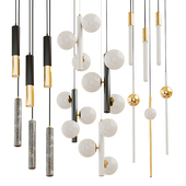 Collection of chandeliers Matthew; Delightfull; Lampatron; Lee Broom