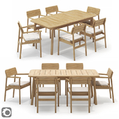 Case Tanso Armchair and Rectangular Table
