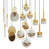 Collection of chandeliers Lampatron;Matthew Mccormick;Lee Broom 2