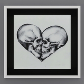 picture skull-heart