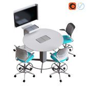 Steelcase - Media: Scape Mobile & Round Table