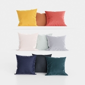 H&M Home Cotton Velvet Pillows