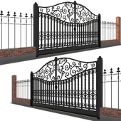 Classic gate and fence