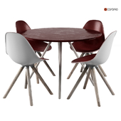 Moda CD2 Round Dining Table and chair