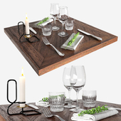 Cafe Table Setting (60x60)