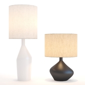 West Elm Asymmetry Ceramic Table Lamp