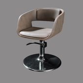 Highpoly Detailed Hairdresser Chair 3D model