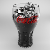 Glass Cup of Coca Cola