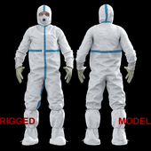 Protective suit. Quarantine