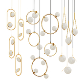Set of chandeliers in modern style ROMATTI